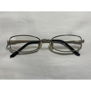 Marcolin Eyeglasses MA7306 Col. 005 Black gold Metal Rectangle Frame‎ 50[]18 135
